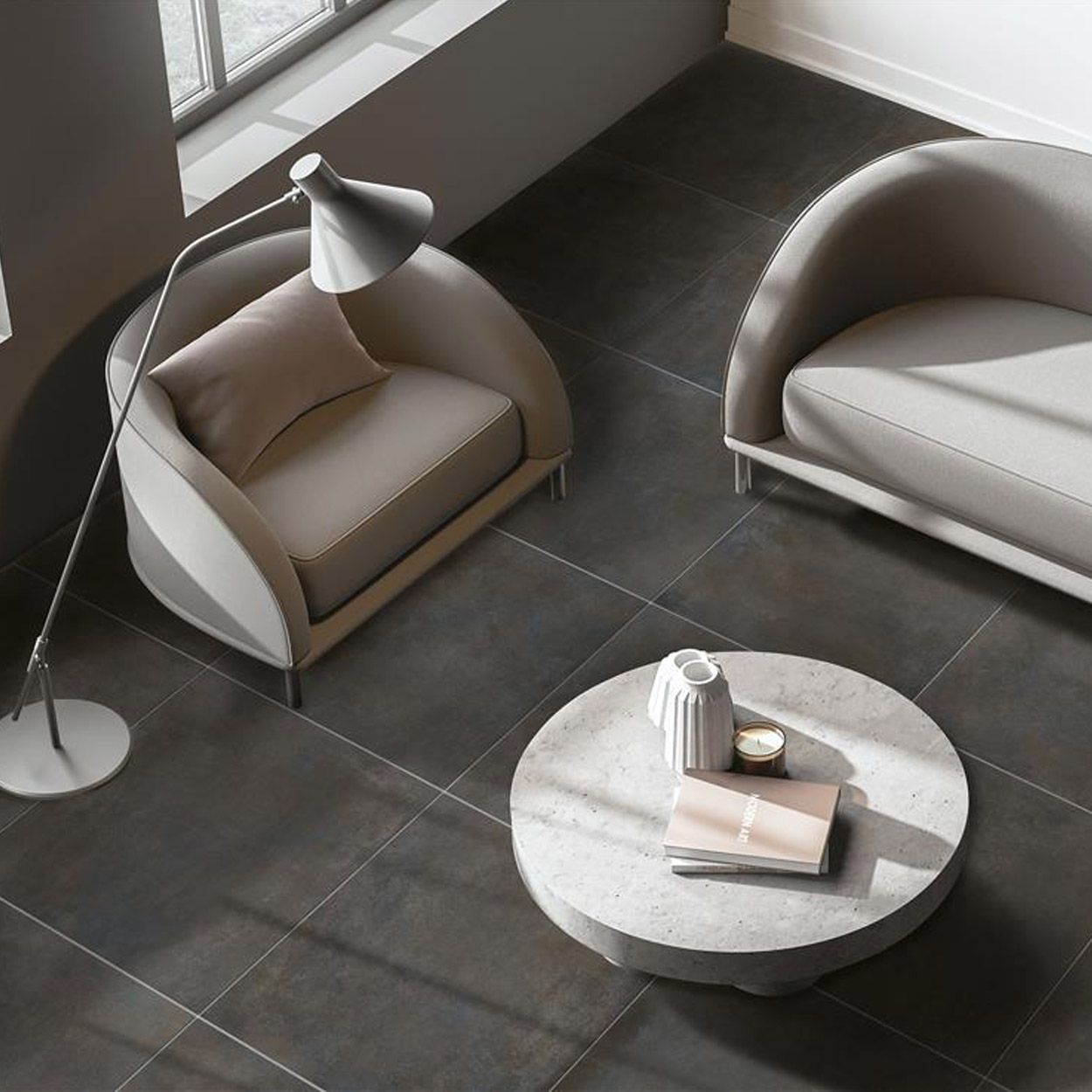 KeraSelect Corfu Dark Copper Vloertegel 30x60cm